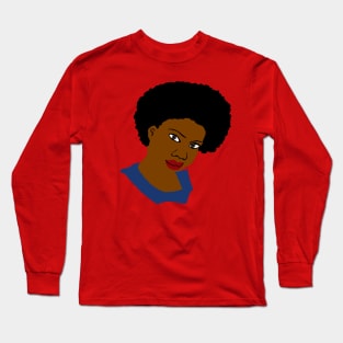 Afro Black Women Naturally Beautiful Long Sleeve T-Shirt